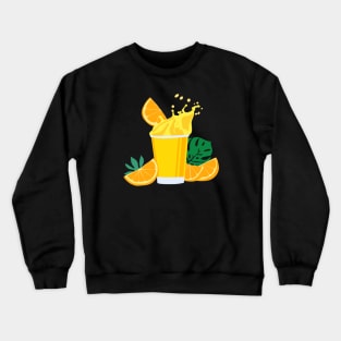 orange juice Crewneck Sweatshirt